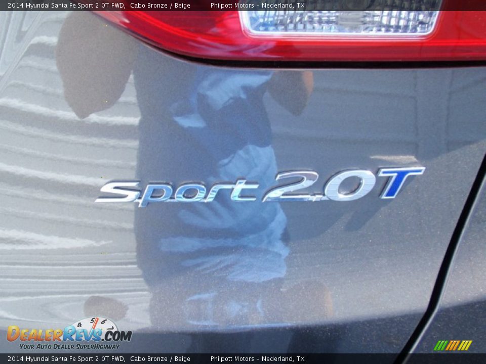 2014 Hyundai Santa Fe Sport 2.0T FWD Cabo Bronze / Beige Photo #16
