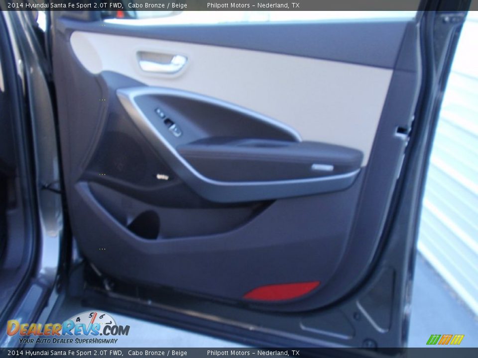 2014 Hyundai Santa Fe Sport 2.0T FWD Cabo Bronze / Beige Photo #18