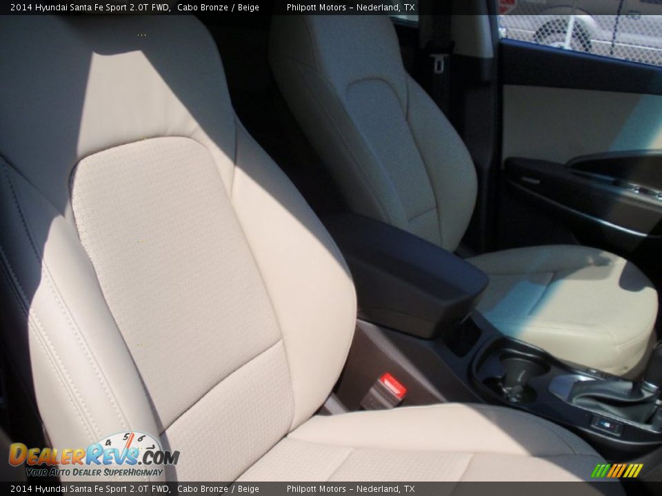 2014 Hyundai Santa Fe Sport 2.0T FWD Cabo Bronze / Beige Photo #20