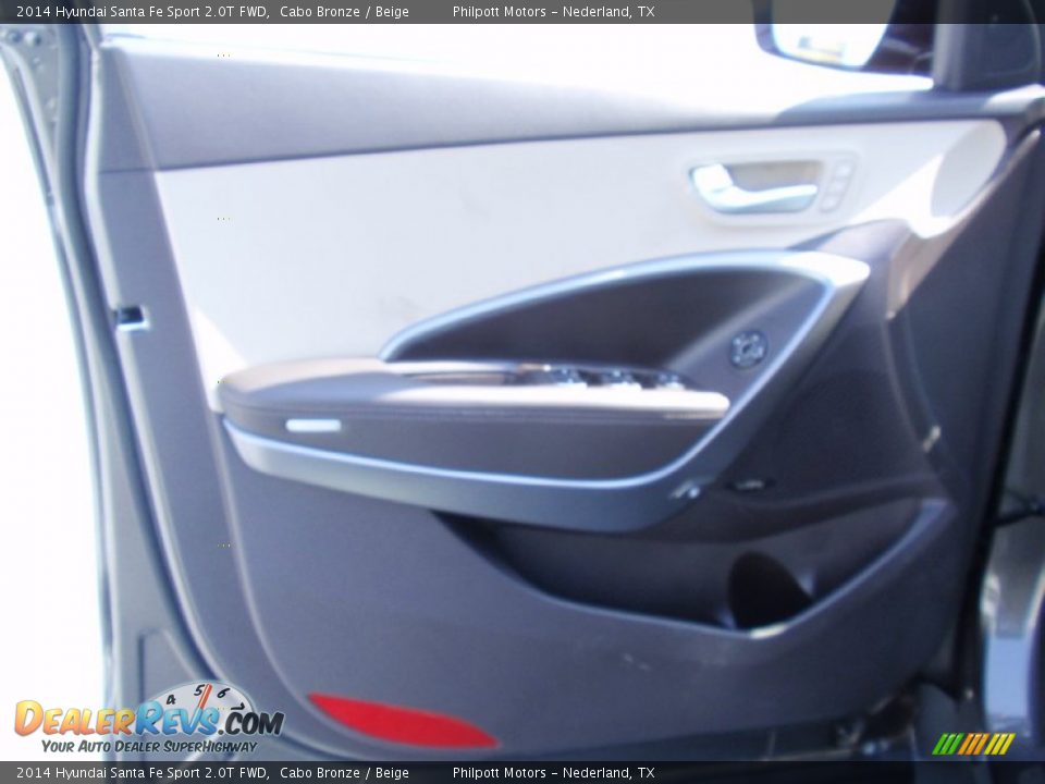 2014 Hyundai Santa Fe Sport 2.0T FWD Cabo Bronze / Beige Photo #25