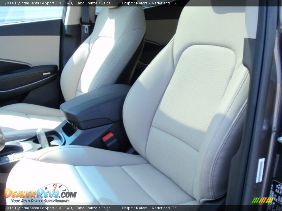 2014 Hyundai Santa Fe Sport 2.0T FWD Cabo Bronze / Beige Photo #28