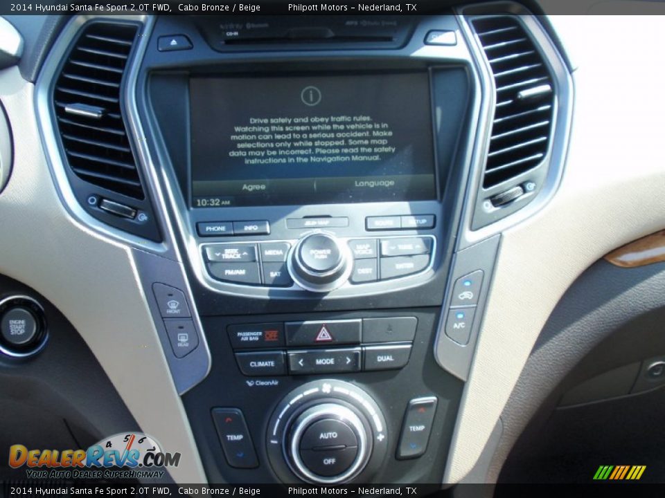 2014 Hyundai Santa Fe Sport 2.0T FWD Cabo Bronze / Beige Photo #31