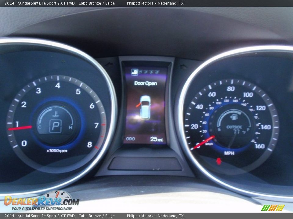 2014 Hyundai Santa Fe Sport 2.0T FWD Cabo Bronze / Beige Photo #34