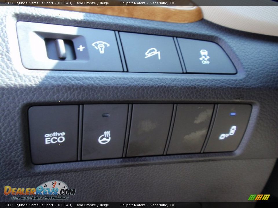 2014 Hyundai Santa Fe Sport 2.0T FWD Cabo Bronze / Beige Photo #35