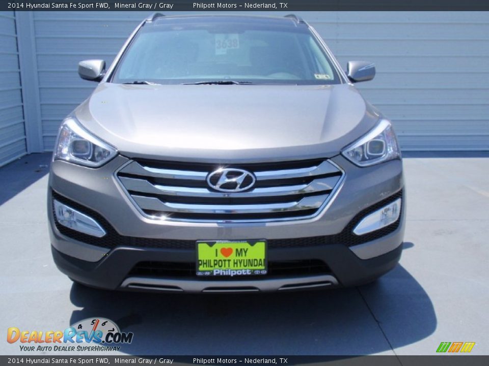 2014 Hyundai Santa Fe Sport FWD Mineral Gray / Gray Photo #8