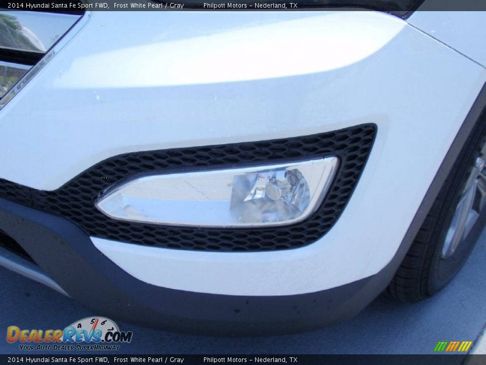2014 Hyundai Santa Fe Sport FWD Frost White Pearl / Gray Photo #10