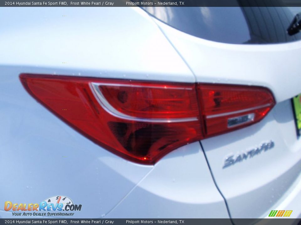 2014 Hyundai Santa Fe Sport FWD Frost White Pearl / Gray Photo #13