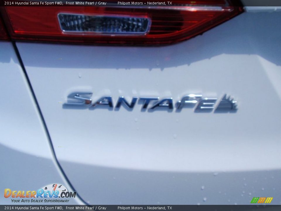 2014 Hyundai Santa Fe Sport FWD Frost White Pearl / Gray Photo #14