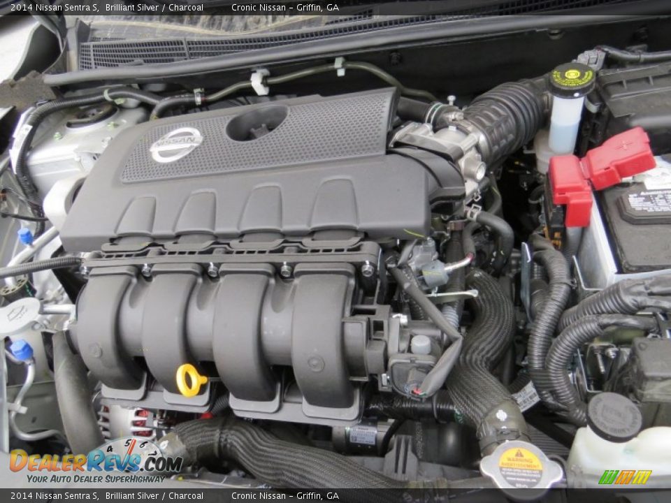 2014 Nissan Sentra S Brilliant Silver / Charcoal Photo #13