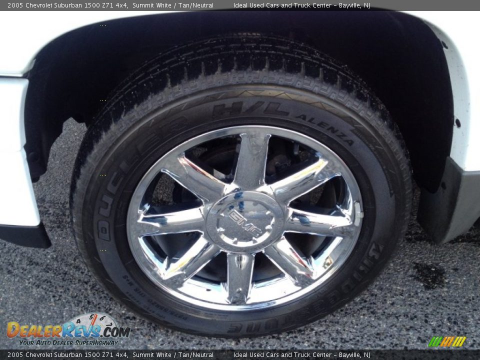 2005 Chevrolet Suburban 1500 Z71 4x4 Summit White / Tan/Neutral Photo #3