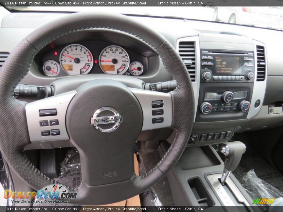 Dashboard of 2014 Nissan Frontier Pro-4X Crew Cab 4x4 Photo #12