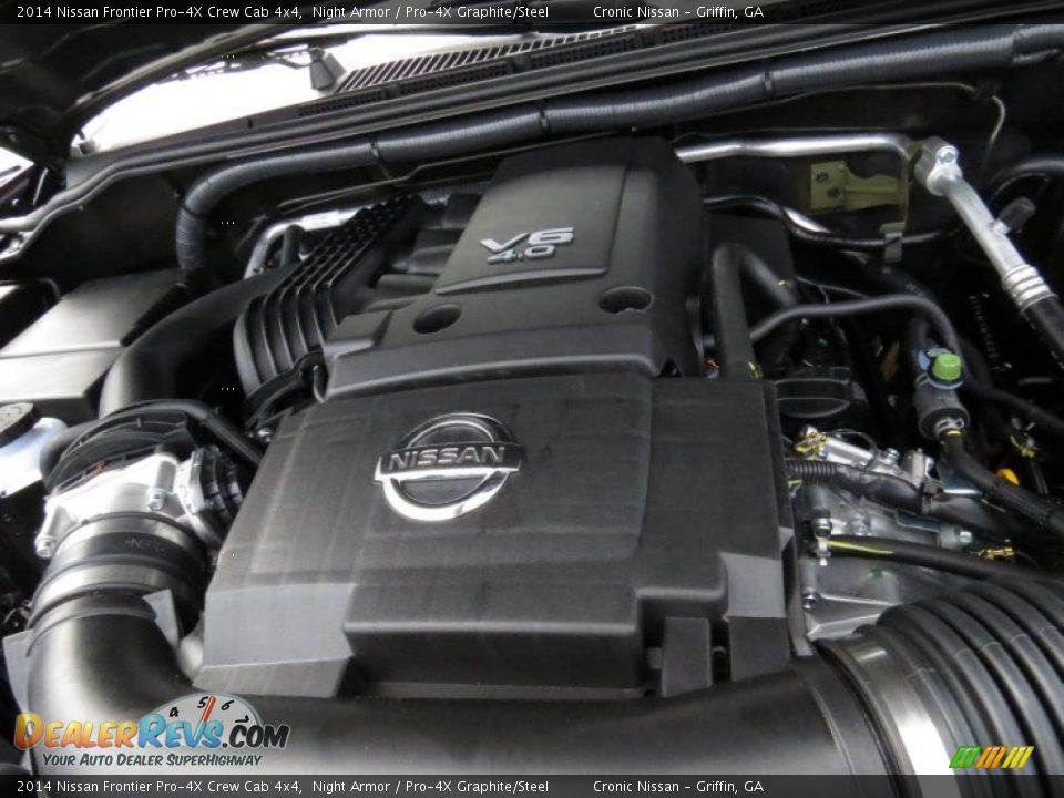 2014 Nissan Frontier Pro-4X Crew Cab 4x4 4.0 Liter DOHC 24-Valve CVTCS V6 Engine Photo #13