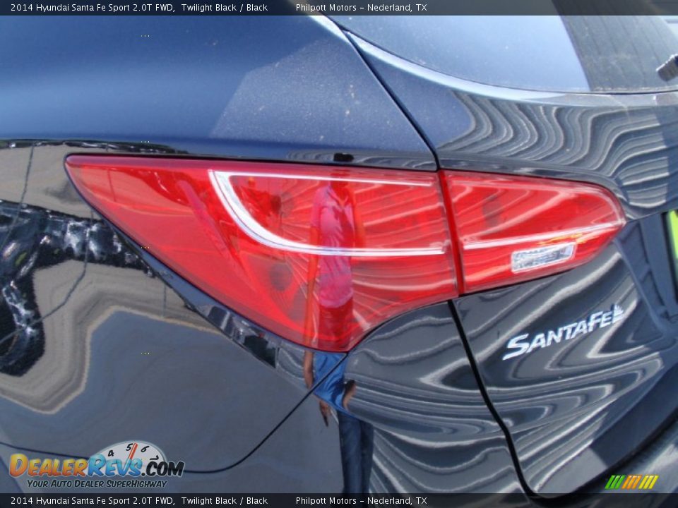 2014 Hyundai Santa Fe Sport 2.0T FWD Twilight Black / Black Photo #13