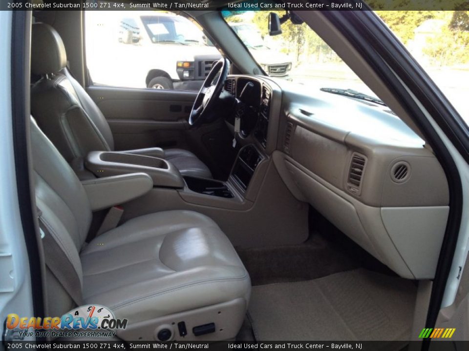 2005 Chevrolet Suburban 1500 Z71 4x4 Summit White / Tan/Neutral Photo #10