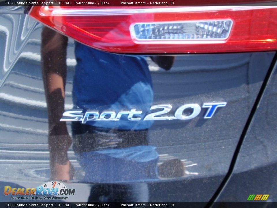 2014 Hyundai Santa Fe Sport 2.0T FWD Twilight Black / Black Photo #15
