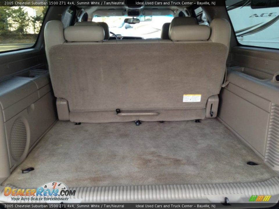 2005 Chevrolet Suburban 1500 Z71 4x4 Summit White / Tan/Neutral Photo #15