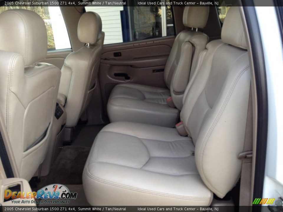 2005 Chevrolet Suburban 1500 Z71 4x4 Summit White / Tan/Neutral Photo #21