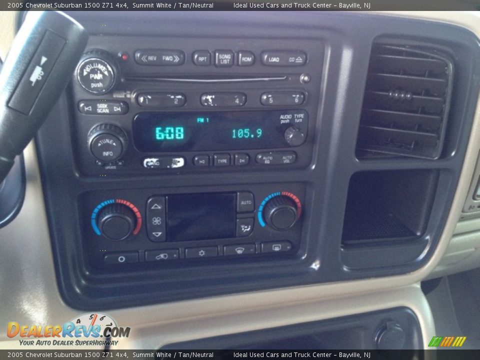 2005 Chevrolet Suburban 1500 Z71 4x4 Summit White / Tan/Neutral Photo #29