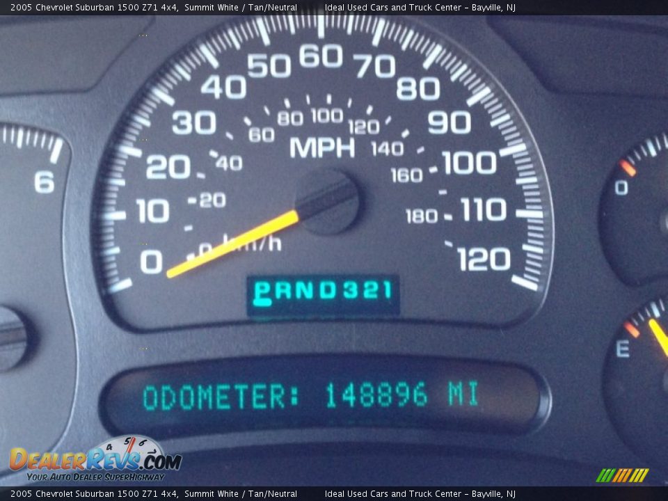 2005 Chevrolet Suburban 1500 Z71 4x4 Summit White / Tan/Neutral Photo #30