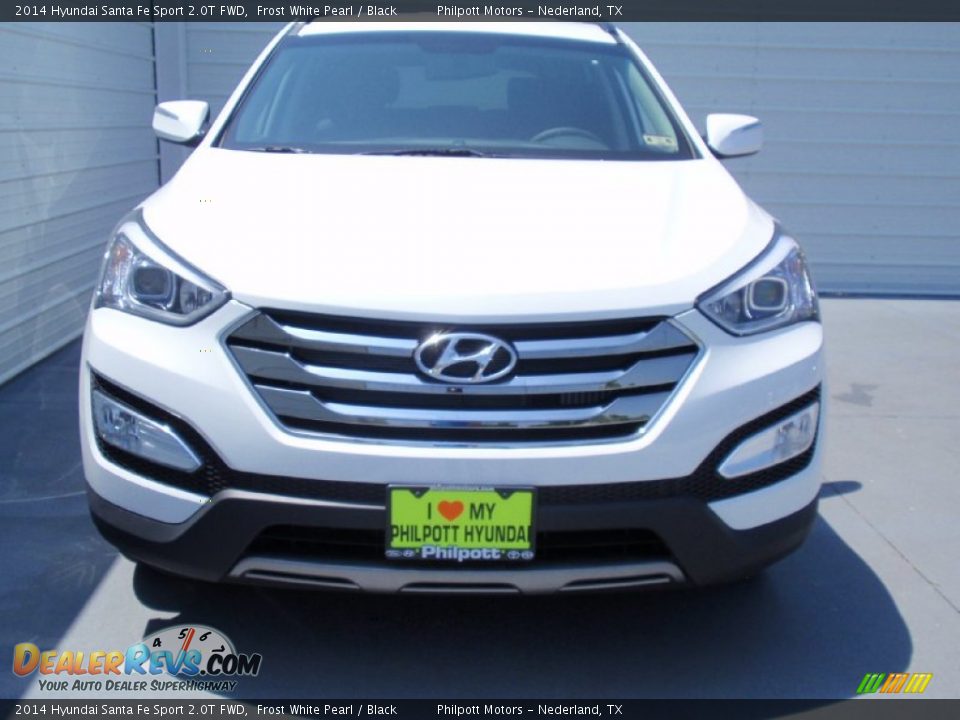 2014 Hyundai Santa Fe Sport 2.0T FWD Frost White Pearl / Black Photo #8