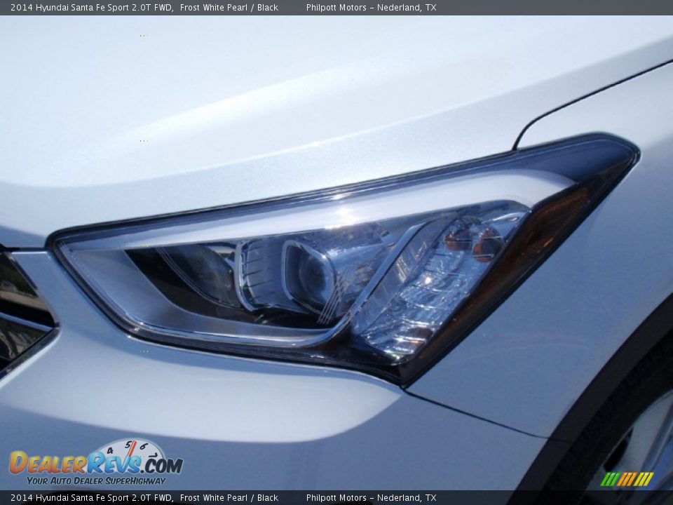 2014 Hyundai Santa Fe Sport 2.0T FWD Frost White Pearl / Black Photo #9