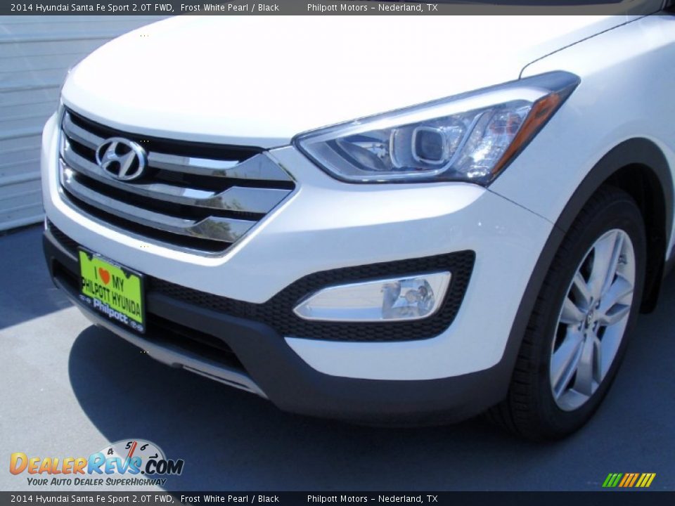 2014 Hyundai Santa Fe Sport 2.0T FWD Frost White Pearl / Black Photo #11
