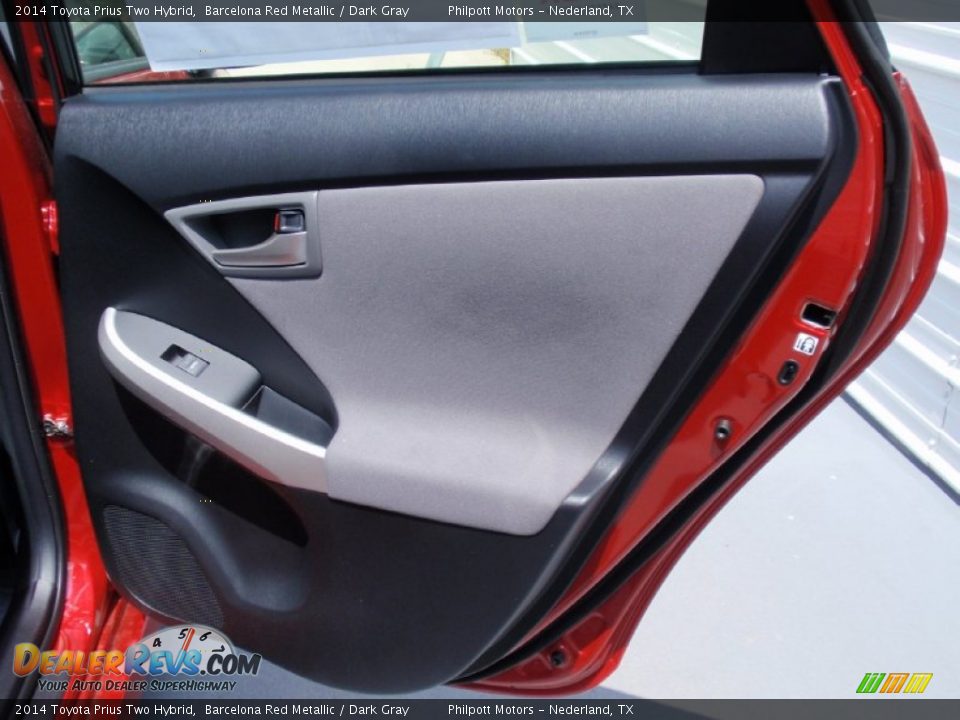 2014 Toyota Prius Two Hybrid Barcelona Red Metallic / Dark Gray Photo #21