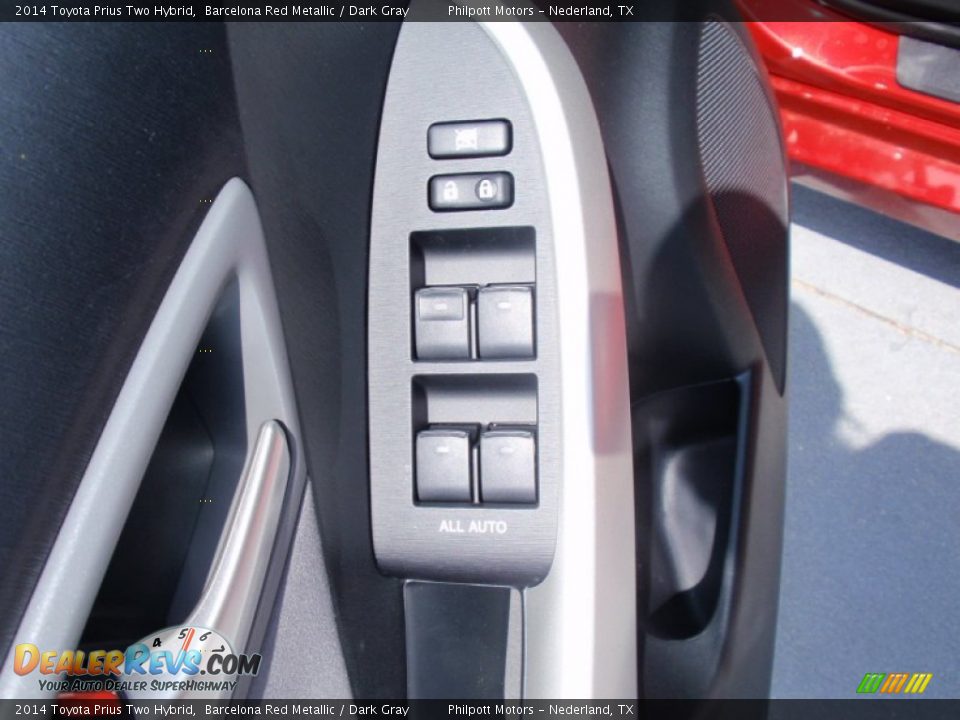 2014 Toyota Prius Two Hybrid Barcelona Red Metallic / Dark Gray Photo #25