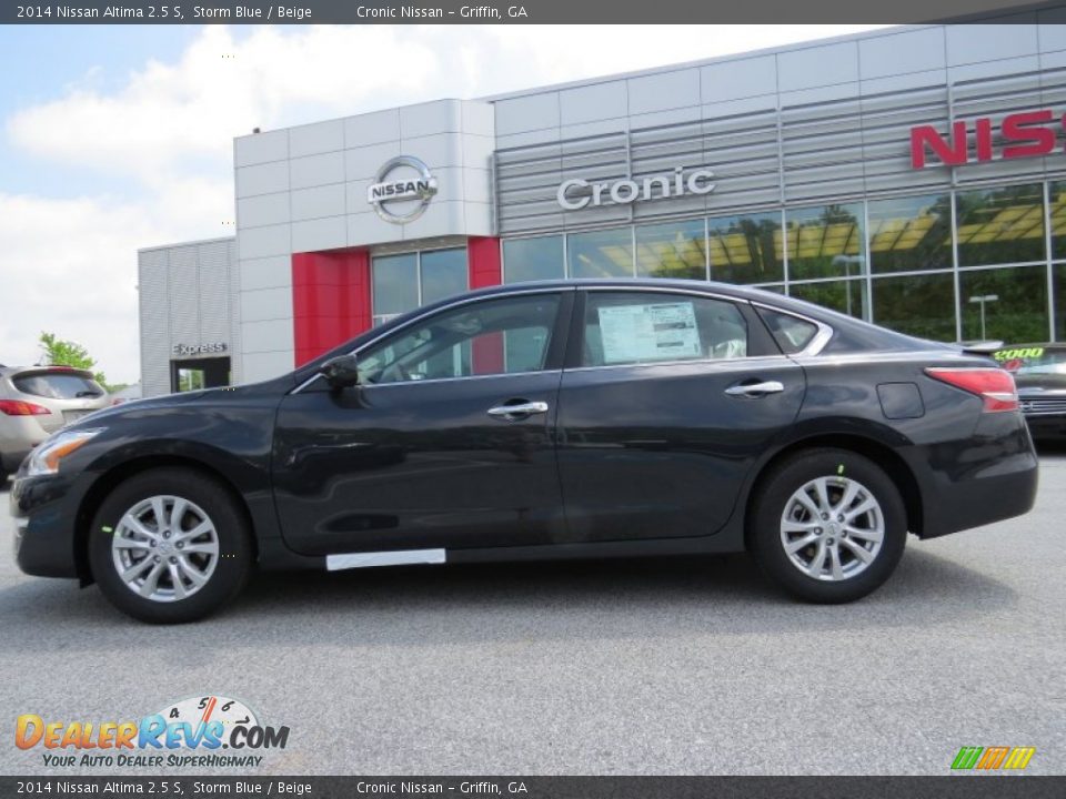 2014 Nissan Altima 2.5 S Storm Blue / Beige Photo #2