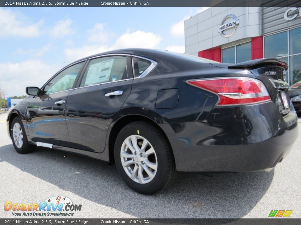 2014 Nissan Altima 2.5 S Storm Blue / Beige Photo #3