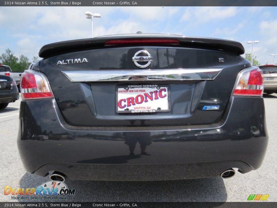 2014 Nissan Altima 2.5 S Storm Blue / Beige Photo #4