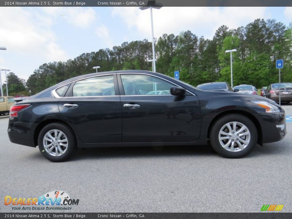 2014 Nissan Altima 2.5 S Storm Blue / Beige Photo #6