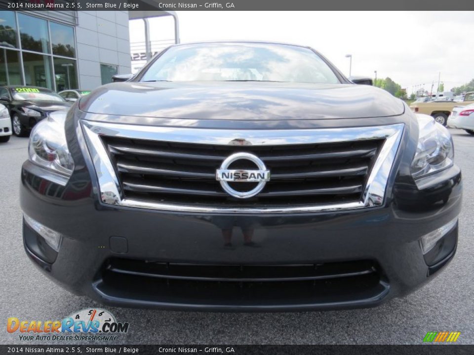 2014 Nissan Altima 2.5 S Storm Blue / Beige Photo #8