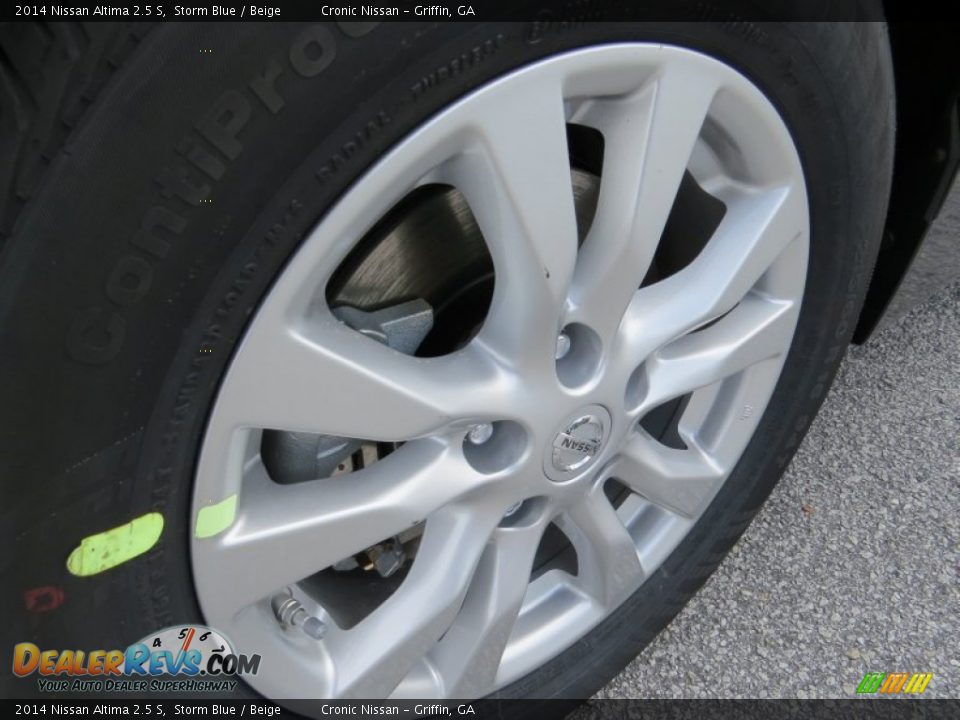 2014 Nissan Altima 2.5 S Storm Blue / Beige Photo #9