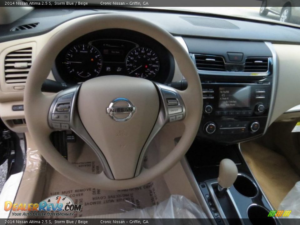 2014 Nissan Altima 2.5 S Storm Blue / Beige Photo #11