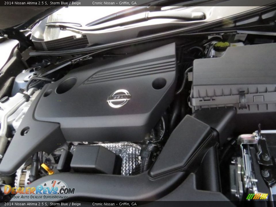 2014 Nissan Altima 2.5 S Storm Blue / Beige Photo #13
