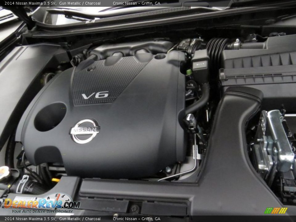 2014 Nissan Maxima 3.5 SV Gun Metallic / Charcoal Photo #14