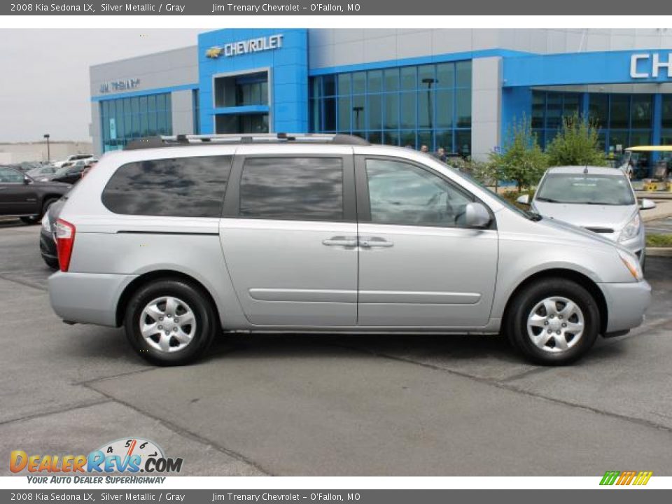 2008 Kia Sedona LX Silver Metallic / Gray Photo #1