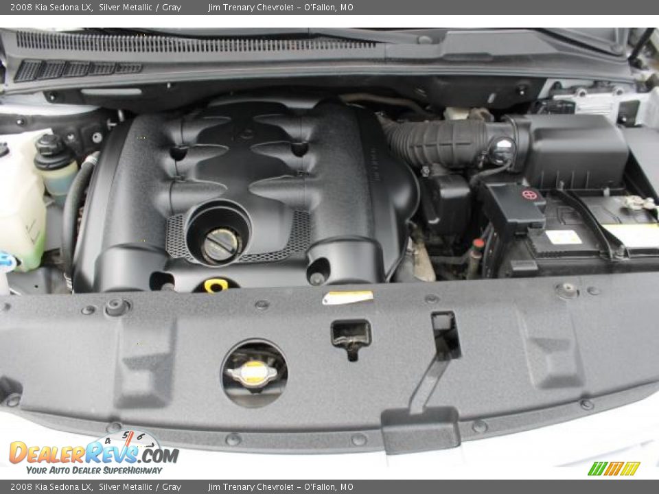 2008 Kia Sedona LX Silver Metallic / Gray Photo #7
