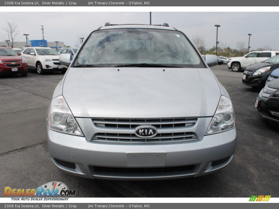 2008 Kia Sedona LX Silver Metallic / Gray Photo #8