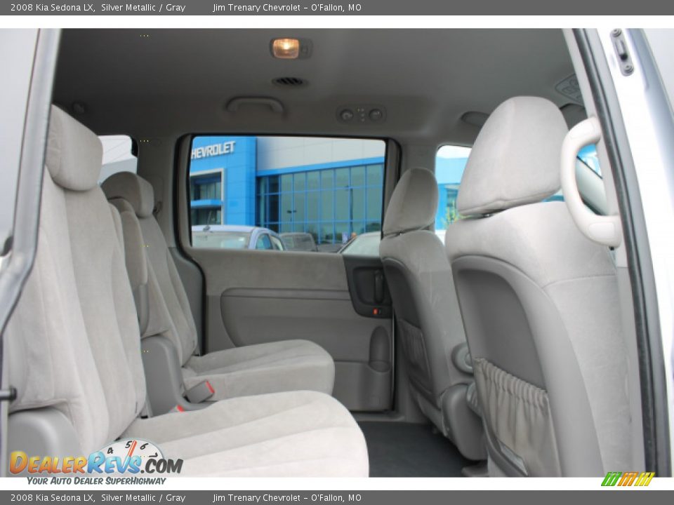 2008 Kia Sedona LX Silver Metallic / Gray Photo #9
