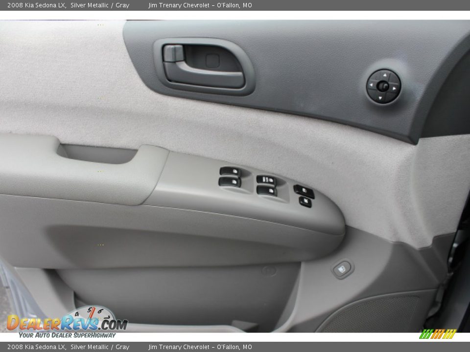 2008 Kia Sedona LX Silver Metallic / Gray Photo #15