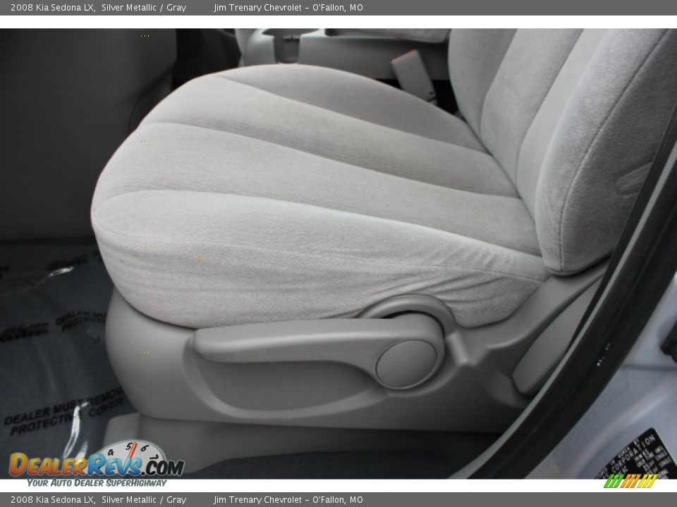 2008 Kia Sedona LX Silver Metallic / Gray Photo #16