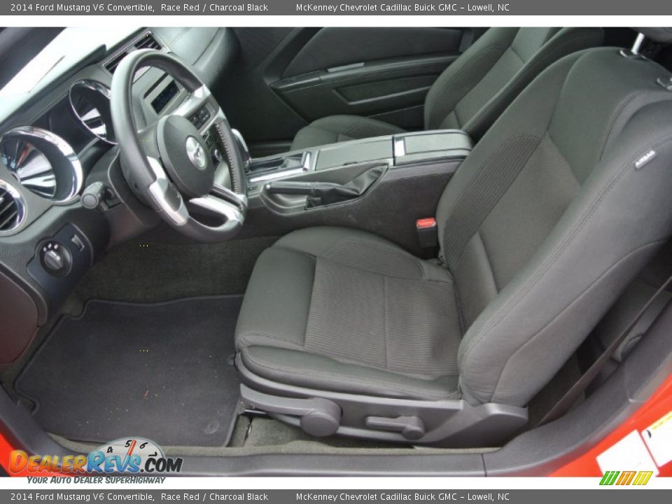 2014 Ford Mustang V6 Convertible Race Red / Charcoal Black Photo #8