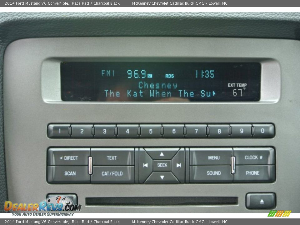 2014 Ford Mustang V6 Convertible Race Red / Charcoal Black Photo #15