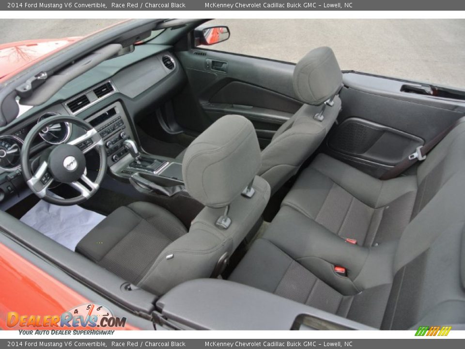 2014 Ford Mustang V6 Convertible Race Red / Charcoal Black Photo #29