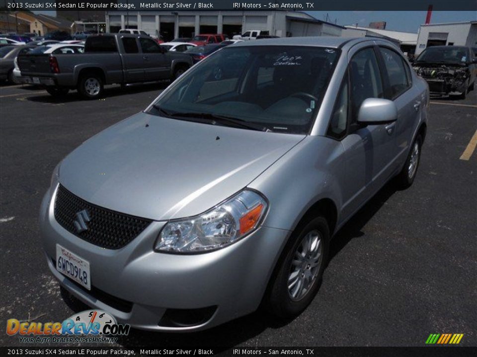 2013 Suzuki SX4 Sedan LE Popular Package Metallic Star Silver / Black Photo #1