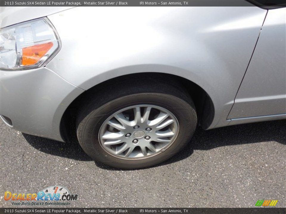 2013 Suzuki SX4 Sedan LE Popular Package Metallic Star Silver / Black Photo #5
