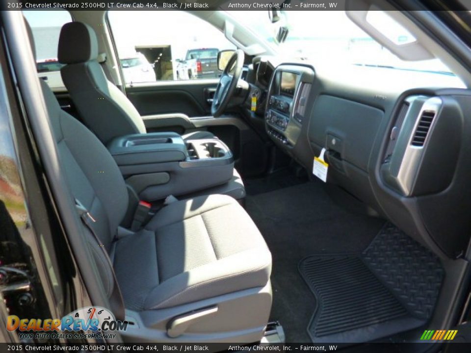 2015 Chevrolet Silverado 2500HD LT Crew Cab 4x4 Black / Jet Black Photo #10