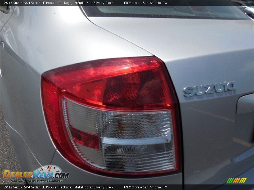 2013 Suzuki SX4 Sedan LE Popular Package Metallic Star Silver / Black Photo #10
